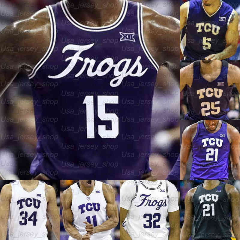 Custom TCU Horned Frogs Basketball jerseys Bane RJ Nembhard Samuel Grayer Edric Dennis PJ Fuller Farabello Williams Thomas Nailon, White i
Custom TCU Horned Frogs Basketball jerseys Bane RJ Nembhard Samuel Grayer Edric Dennis PJ Fuller Farabello Williams Thomas Nailon, White i