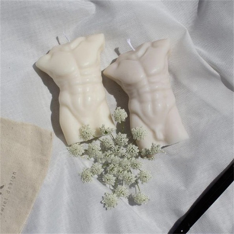 Elegant Figurative Women's Body Candles Artistic Candle Design for Chic Home Ambiance Enhancement