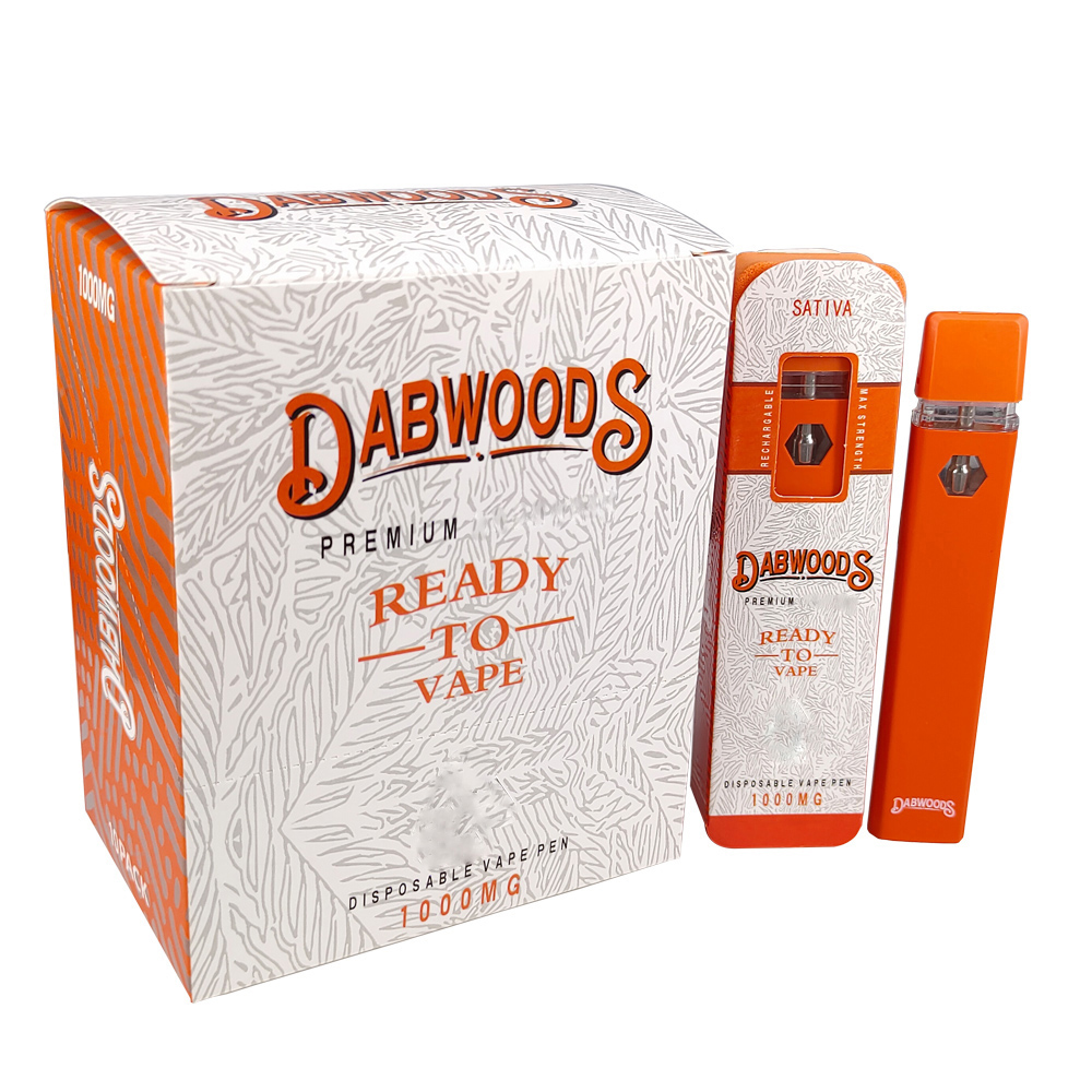 Dabwoods Rechargeable Disposable Vape Pen E cigarettes Starter Kits 1.0ml 280mah Vapes Pods Empty Device Pod for Thick Oil with Packaging Box
Dabwoods Rechargeable Disposable Vape Pen E cigarettes Starter Kits 1.0ml 280mah Vapes Pods Empty Device Pod for Thick Oil with Packaging Box