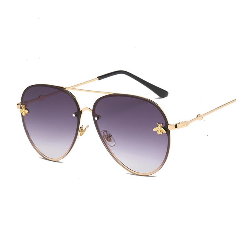 Vintage Metal Small Bee Sunglasses Women Gradient Pilot Sun Glasses Shades Male Fashion Brand Designer Oculos De Sol
Vintage Metal Small Bee Sunglasses Women Gradient Pilot Sun Glasses Shades Male Fashion Brand Designer Oculos De Sol