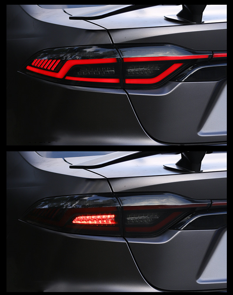 Car Tuning Taillights For Corolla Hybrid LED Tail Light 20 19-2021 Toyota Altis Rear Fog Brake LED Turn Signal Lights