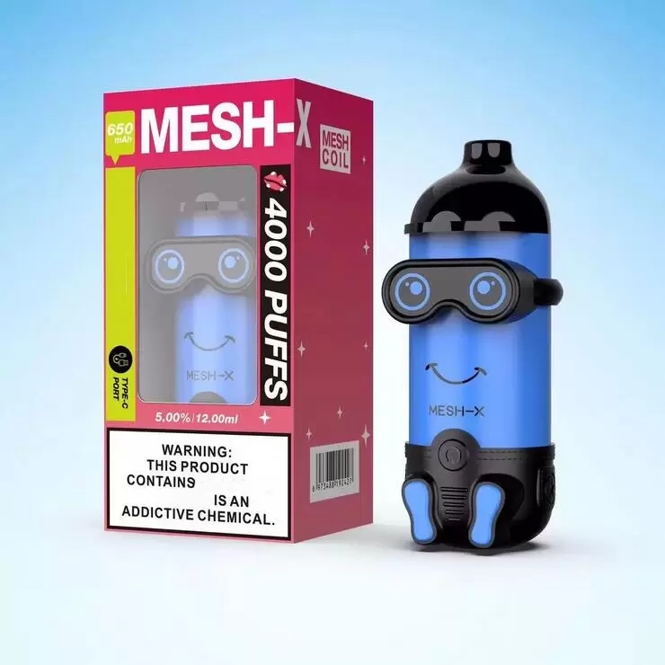 2022 Authentic Meshking Mesh-X Disposable E cigarettes Minions Cartoon Design 4000 Puffs Vape Pen 12ml Pre-filled Mesh Coil Pods Vaporizers
2022 Authentic Meshking Mesh-X Disposable E cigarettes Minions Cartoon Design 4000 Puffs Vape Pen 12ml Pre-filled Mesh Coil Pods Vaporizers