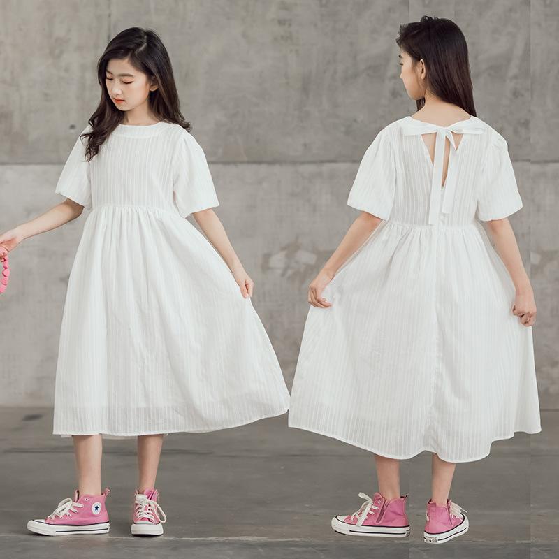 Girl's Dresses Teen Girls Cotton Casual Dress 2022 Summer Children Clothing Stripe Kids Midi Length #6879Girl's, White
Girl's Dresses Teen Girls Cotton Casual Dress 2022 Summer Children Clothing Stripe Kids Midi Length #6879Girl's, White