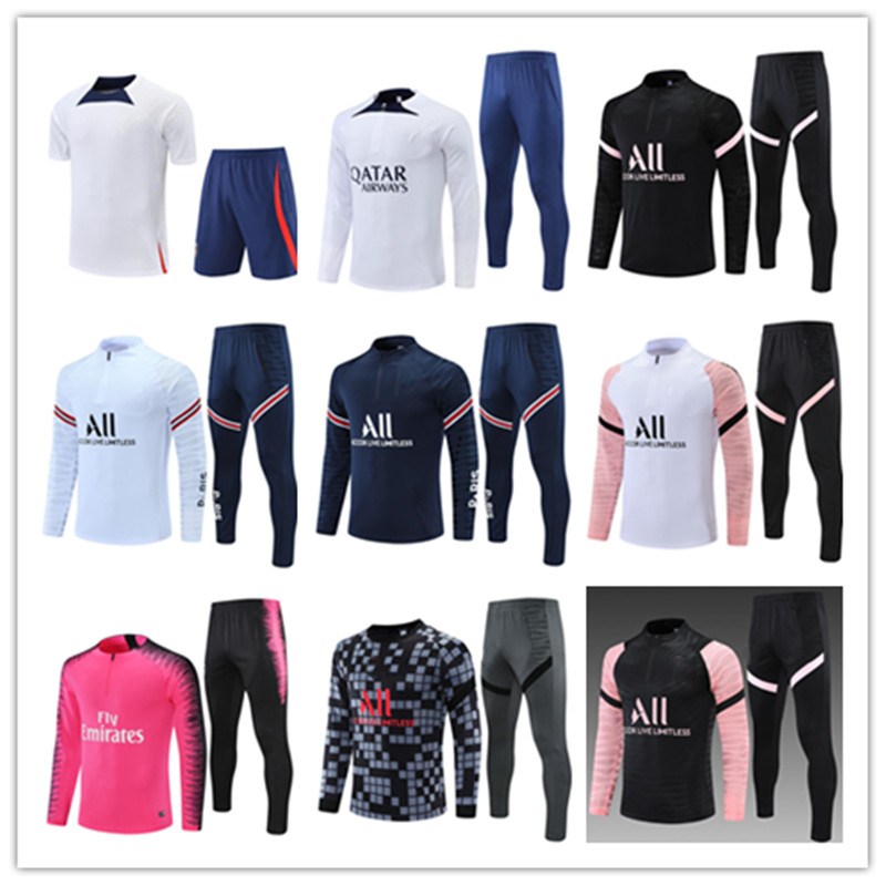 22/23 PSGs MBAPPE soccer jersey tracksuit 2022 SERGIO RAMOS MARQUINHOS VERRATTI KIMPEMBE ICARDI DI MARIA DRAXLER adult kids football training sets, Options 10
22/23 PSGs MBAPPE soccer jersey tracksuit 2022 SERGIO RAMOS MARQUINHOS VERRATTI KIMPEMBE ICARDI DI MARIA DRAXLER adult kids football training sets, Options 10
