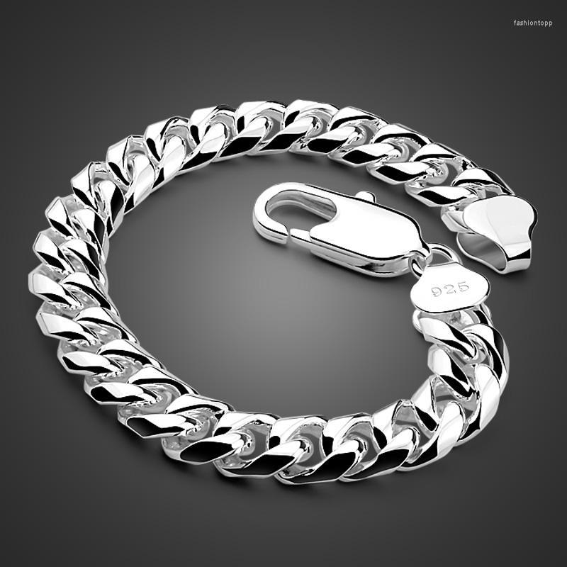 Fashion Men Silver Hand Catenary Solid 925 Sterling 10 Mm 20 Cm Bracelet. Hip Hop Rock Style Men's Bracelet Jewelry
Fashion Men Silver Hand Catenary Solid 925 Sterling 10 Mm 20 Cm Bracelet. Hip Hop Rock Style Men's Bracelet Jewelry