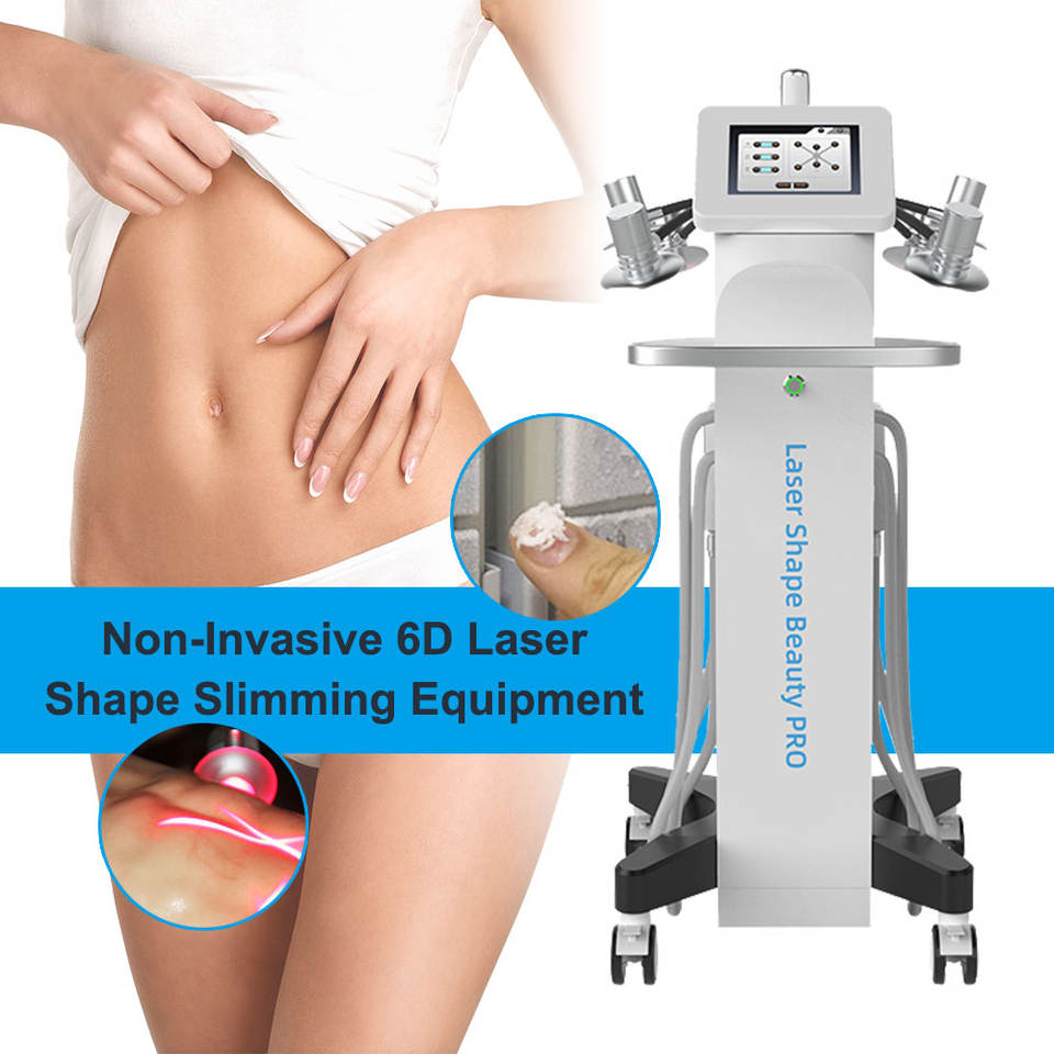 new professional lipo laser 6d body contouring cryo lipolaser beauty equipment weight loss ems massaging body slimming machine