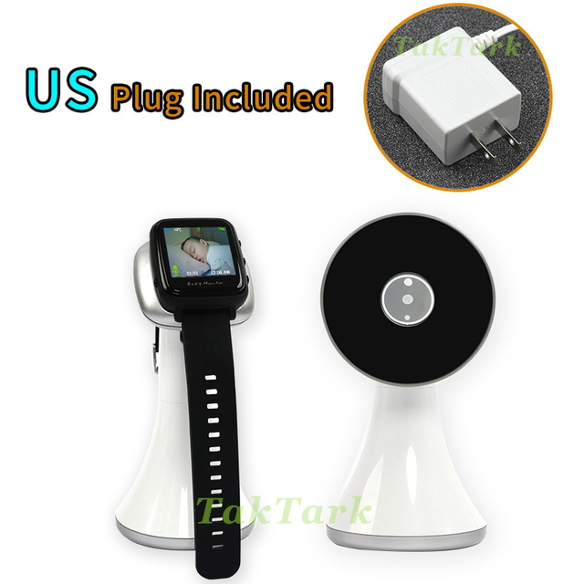 Wireless Video Watch Style Baby Monitor Portable shock vibration Baby Nanny Cry Alarm Camera Night Vision Temperature Monitoring