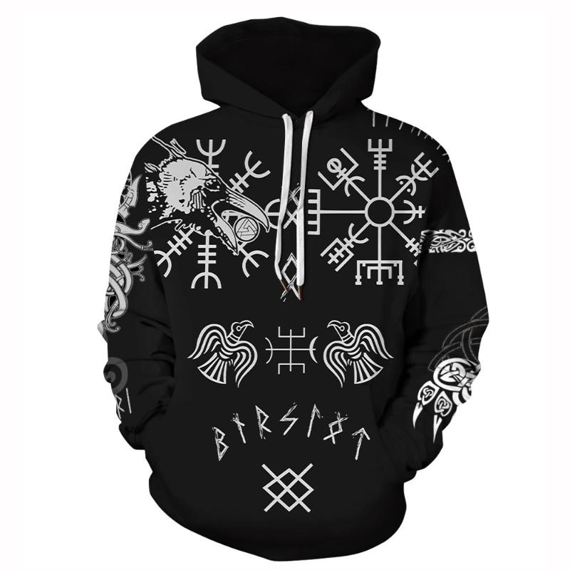 Men' Hoodies & Sweatshirts Fashion Hoodie Viking Digital Printing Couple Autumn Long-sleeved Hooded Street Style Loose Casual Pullover
Men' Hoodies & Sweatshirts Fashion Hoodie Viking Digital Printing Couple Autumn Long-sleeved Hooded Street Style Loose Casual Pullover
