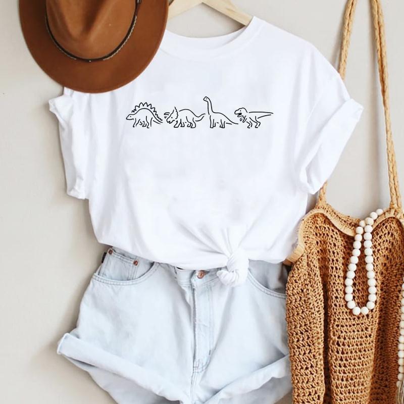 Women Cartoon Bird Lovely Cute Trend 90s Style Fashion Summer Lady Print Tee Graphic T Top Female Tshirts Clothes TShirt 220527