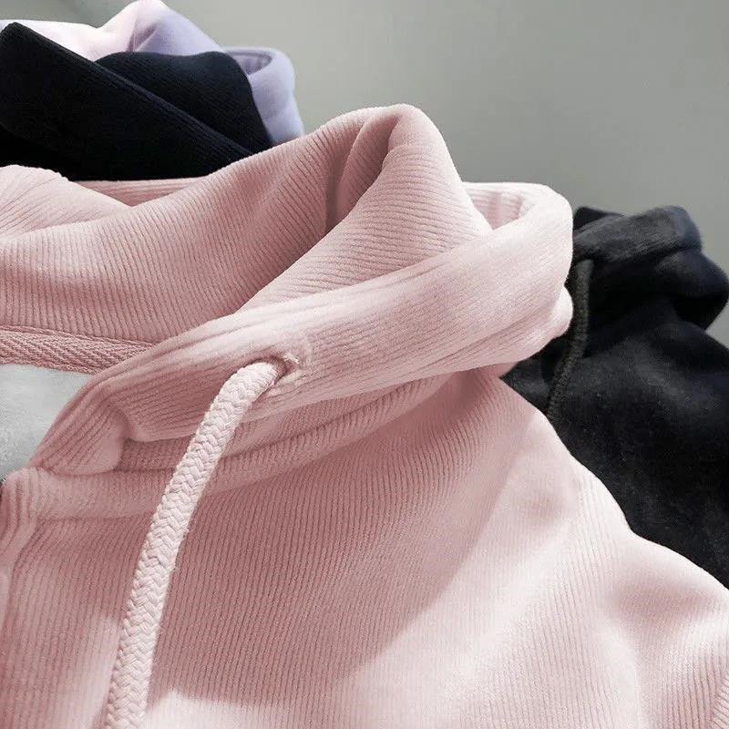 Women's Jackets Lazy Plush and Thick Zipup Autumn Winter Fashion Women Sweatshirt Hoodie Coa L220824wtt