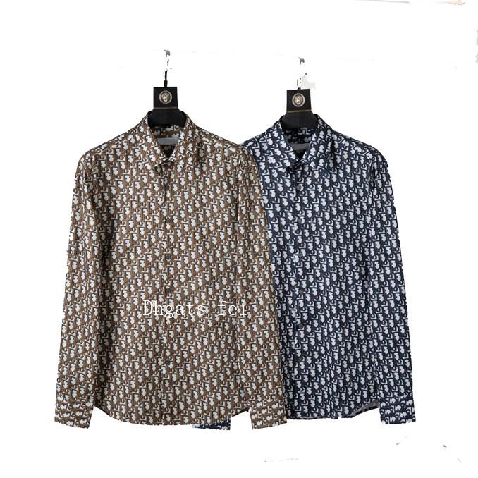 Luxurys Designers Mens Dress Shirt Man bberry wear Fashion Society Black Men Solid Color Business Casual Mens Long Sleeve -3XL#08, 38
Luxurys Designers Mens Dress Shirt Man bberry wear Fashion Society Black Men Solid Color Business Casual Mens Long Sleeve -3XL#08, 38