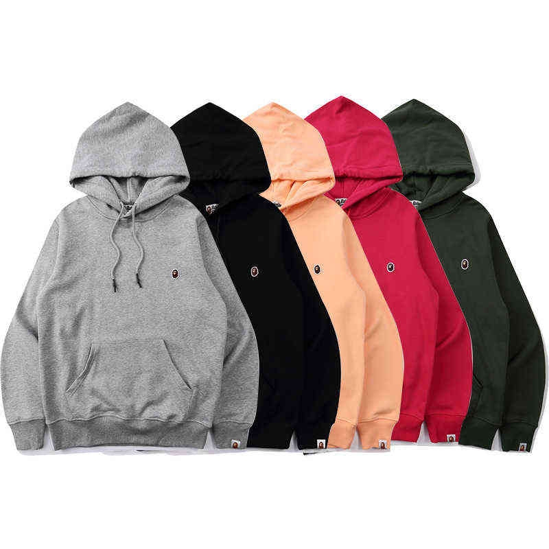 Brand Fashion Men's Classic 3d Embroidered Long Sleeve Hoodie, Red