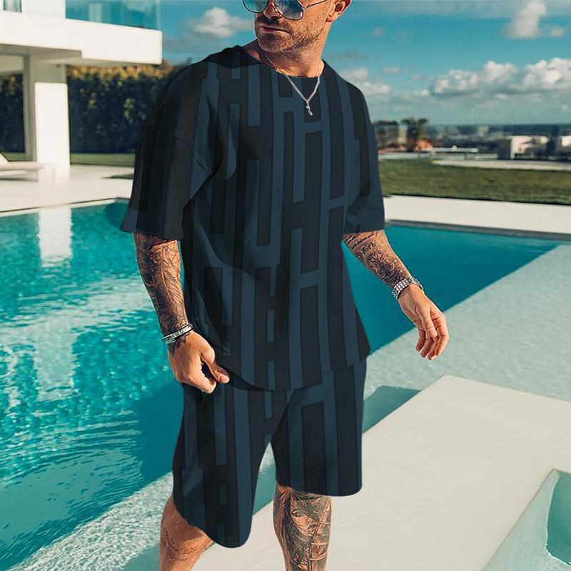 Men's Tracksuits Summer Men T-Shirt Male Casual Track Suit O-Neck Top Shorts Oversized 3D Printing 2-piece Sets Retro Fashion ClothingMen's, Kz-ot512
Men's Tracksuits Summer Men T-Shirt Male Casual Track Suit O-Neck Top Shorts Oversized 3D Printing 2-piece Sets Retro Fashion ClothingMen's, Kz-ot512