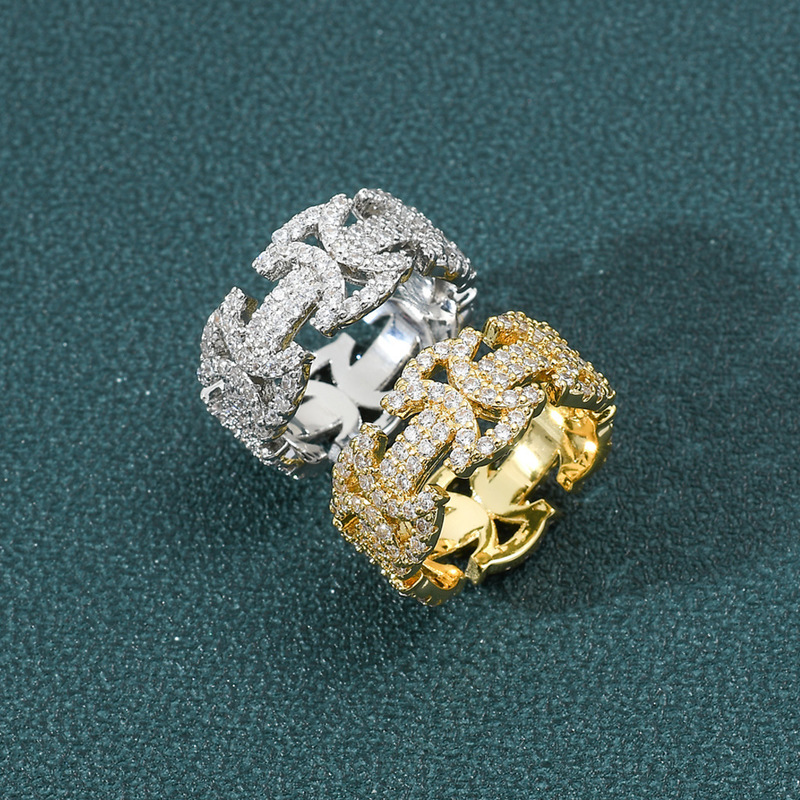 Geometric Pattern Hollow Ring Men And Women Bow Micro-set Zircon Cross-border Hip-hop Accessories Jewelry Accessories CX220408
Geometric Pattern Hollow Ring Men And Women Bow Micro-set Zircon Cross-border Hip-hop Accessories Jewelry Accessories CX220408