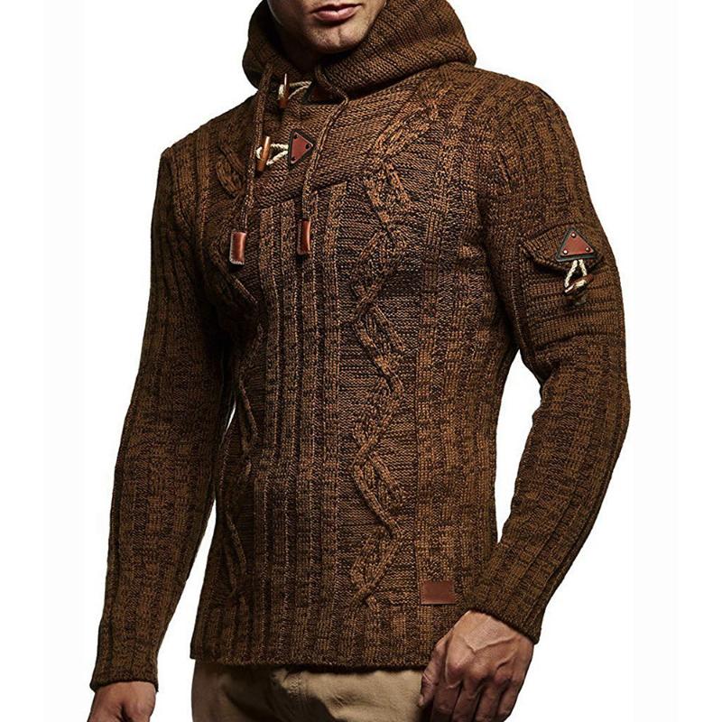 Men's Sweaters Long-sleeved Epaulettes Horn Button Slim Hooded Knitted Sweater Men 2022 Autumn And Winter Fashion Harajuku Pullover SweaterM, Black
Men's Sweaters Long-sleeved Epaulettes Horn Button Slim Hooded Knitted Sweater Men 2022 Autumn And Winter Fashion Harajuku Pullover SweaterM, Black