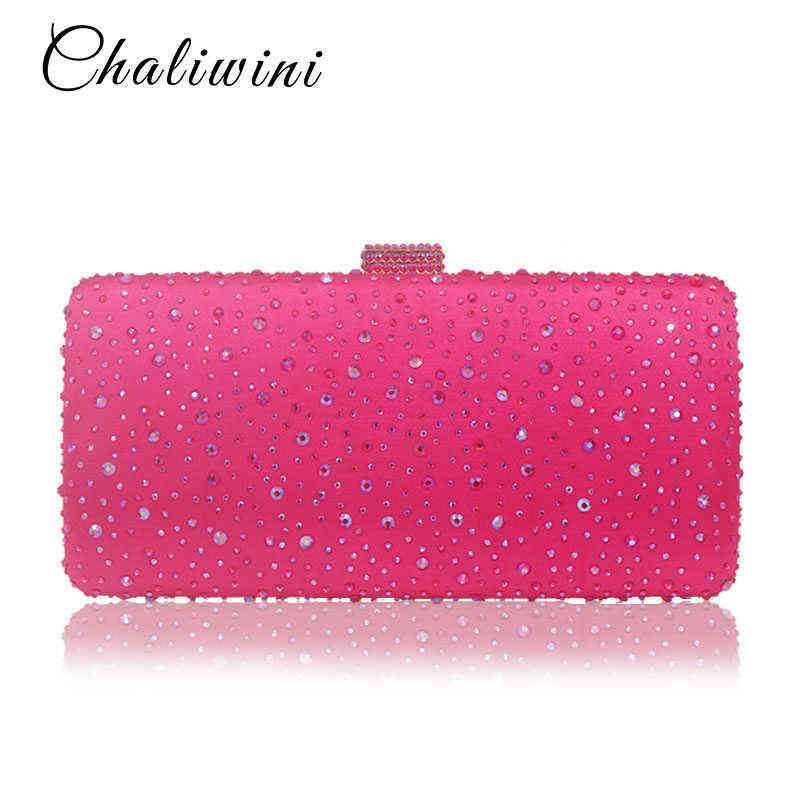 Hot Pink Blue Crystal Diamond Women Evening Purse Minaudiere Clutch Bag Bridal Wedding Clutches Chain Handbag T220727, As picture
Hot Pink Blue Crystal Diamond Women Evening Purse Minaudiere Clutch Bag Bridal Wedding Clutches Chain Handbag T220727, As picture