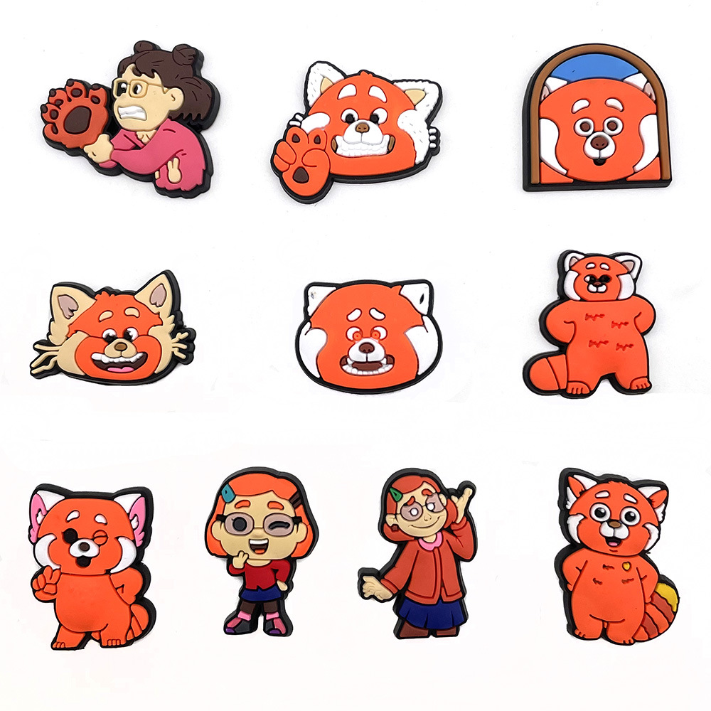Wholesale red panda turning Croc Shoe Charms red Parts Accessories Buckle Clog Buttons Pins Wristband Bracelet Decoration Kids Teen Adulty Party Gifts
Wholesale red panda turning Croc Shoe Charms red Parts Accessories Buckle Clog Buttons Pins Wristband Bracelet Decoration Kids Teen Adulty Party Gifts