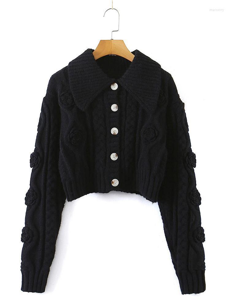 Women' Knits & Tees 2022 Fashion Women 3D Flower Knitted Twist Cardigan Sweater Vintage Long Sleeve Lapel Female Autumn Crop OuterwearWomen, White skirt
Women' Knits & Tees 2022 Fashion Women 3D Flower Knitted Twist Cardigan Sweater Vintage Long Sleeve Lapel Female Autumn Crop OuterwearWomen, White skirt