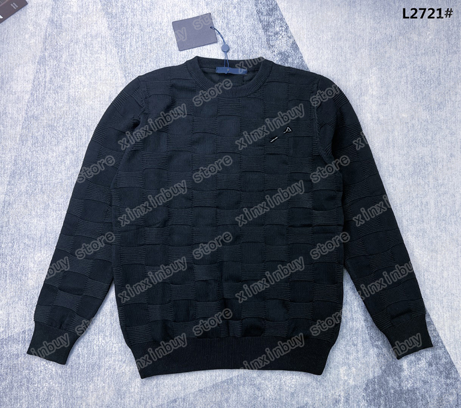 22ss Mens Designers Sweaters luxury Men Womens Plaid Jacquard letters Pin Man Paris Fashion Top Quality Tees Street long Sleeve luxurys XS-L, Black
22ss Mens Designers Sweaters luxury Men Womens Plaid Jacquard letters Pin Man Paris Fashion Top Quality Tees Street long Sleeve luxurys XS-L, Black