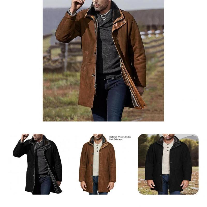 Men's Down & Parkas Washable Excellent Lapel Medium Length Thick Warm Men Overcoat Cotton All-match For AutumnMen's, Brown
Men's Down & Parkas Washable Excellent Lapel Medium Length Thick Warm Men Overcoat Cotton All-match For AutumnMen's, Brown