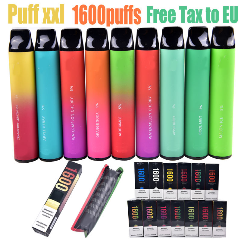 Puff Bar XXL Disposable Vapes 1600 Puffs E Cigarette Device Electronic Cigarettes Vapor With Security Code Vape Pen 5% Pod
Puff Bar XXL Disposable Vapes 1600 Puffs E Cigarette Device Electronic Cigarettes Vapor With Security Code Vape Pen 5% Pod