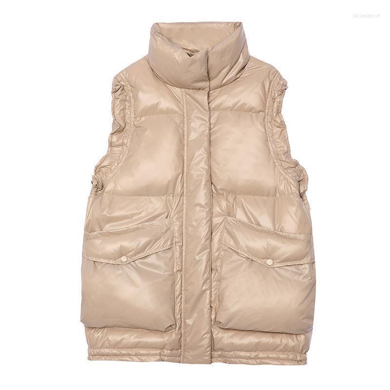 Women' Down & Parkas FTLZZ Autumn Winter Women Warm Vest Fashion Stand Collar 90%white Duck Coat Zipper Pockets Sleeveless Outwear Luci22, Black
Women' Down & Parkas FTLZZ Autumn Winter Women Warm Vest Fashion Stand Collar 90%white Duck Coat Zipper Pockets Sleeveless Outwear Luci22, Black