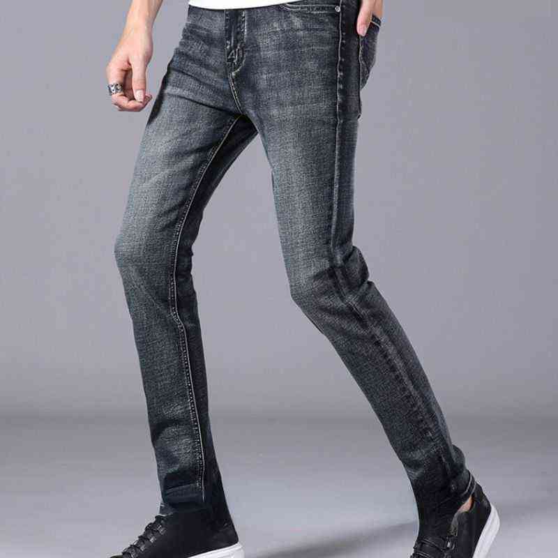 Summer Men's Slim Jeans Trendy Thin Invisible Full Zipper Pants Open Outdoor Date Convenient Work Free jeans goth clothes G0104