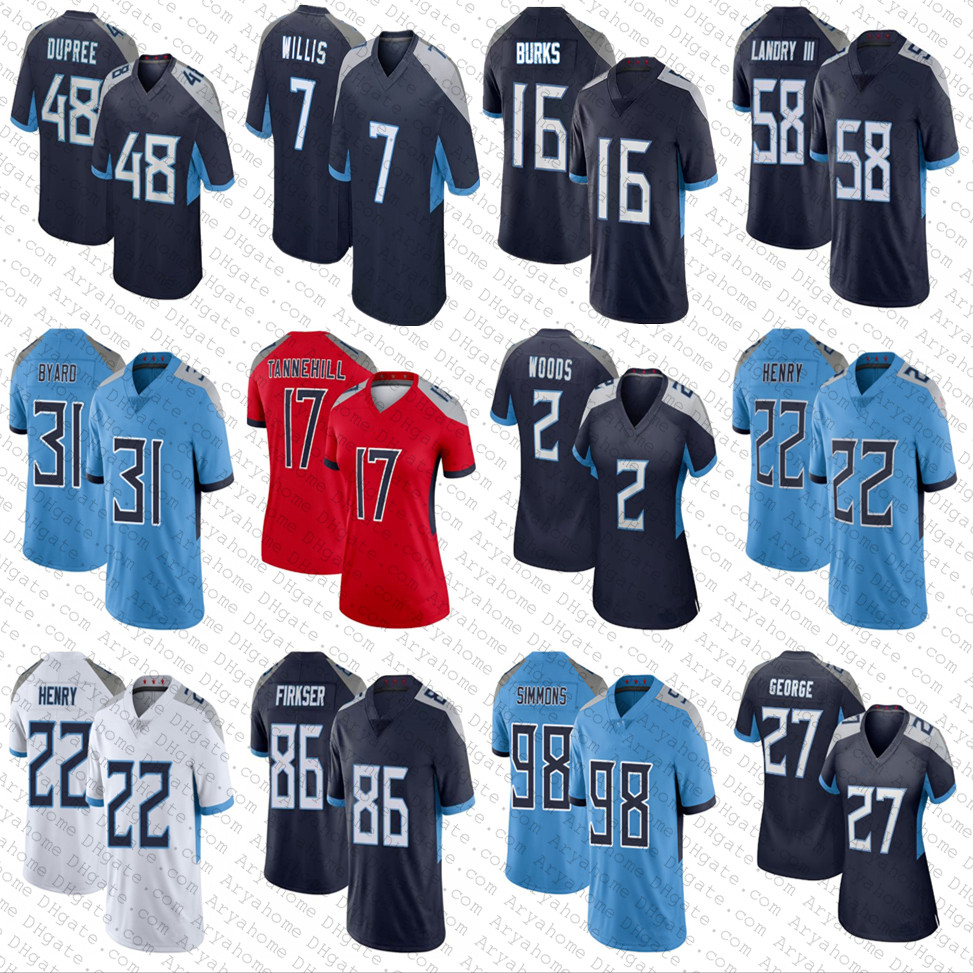 22 Derrick Henry 7 Malik Willis 16 Treylon Burks Custom Football Jersey Jeffery Simmons Ryan Tannehill Steve McNair Robert Woods Caleb Farley Eddie George Bud Dupree, Youth(withlogo)
22 Derrick Henry 7 Malik Willis 16 Treylon Burks Custom Football Jersey Jeffery Simmons Ryan Tannehill Steve McNair Robert Woods Caleb Farley Eddie George Bud Dupree, Youth(withlogo)