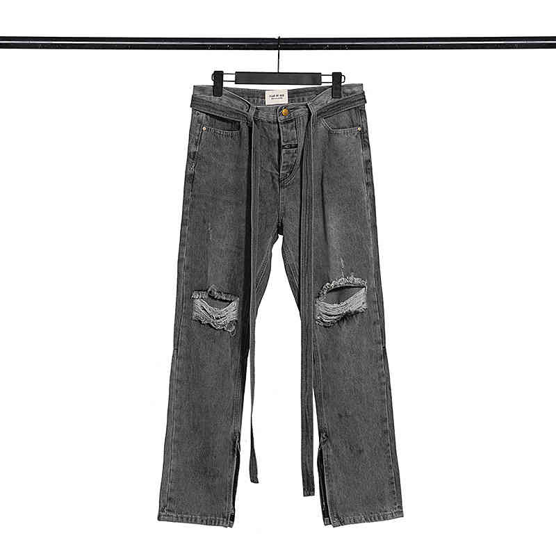 21 high street fashion brand Season 6 streamer zipper worn men's hip hop pants and jeans, Dark gray
21 high street fashion brand Season 6 streamer zipper worn men's hip hop pants and jeans, Dark gray