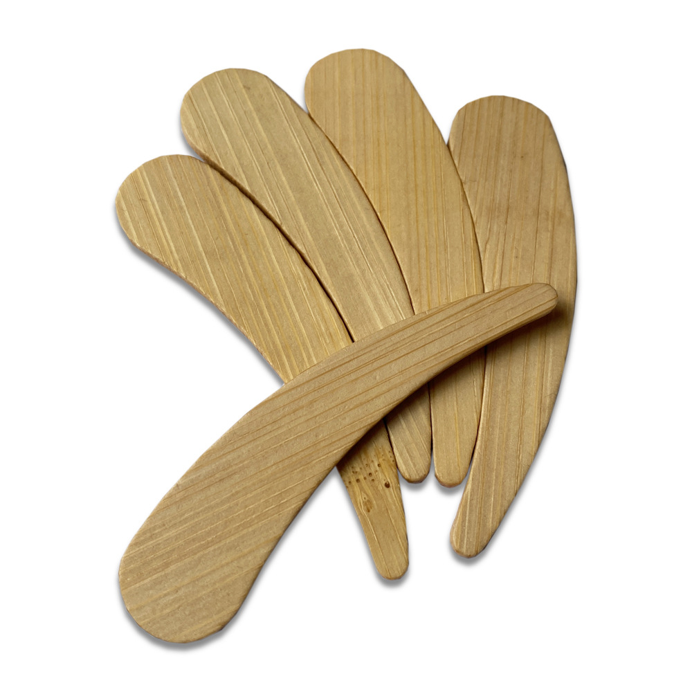 6cm Cosmetic Tool Bamboo Stick Spatula Scrape Spoon DH1111