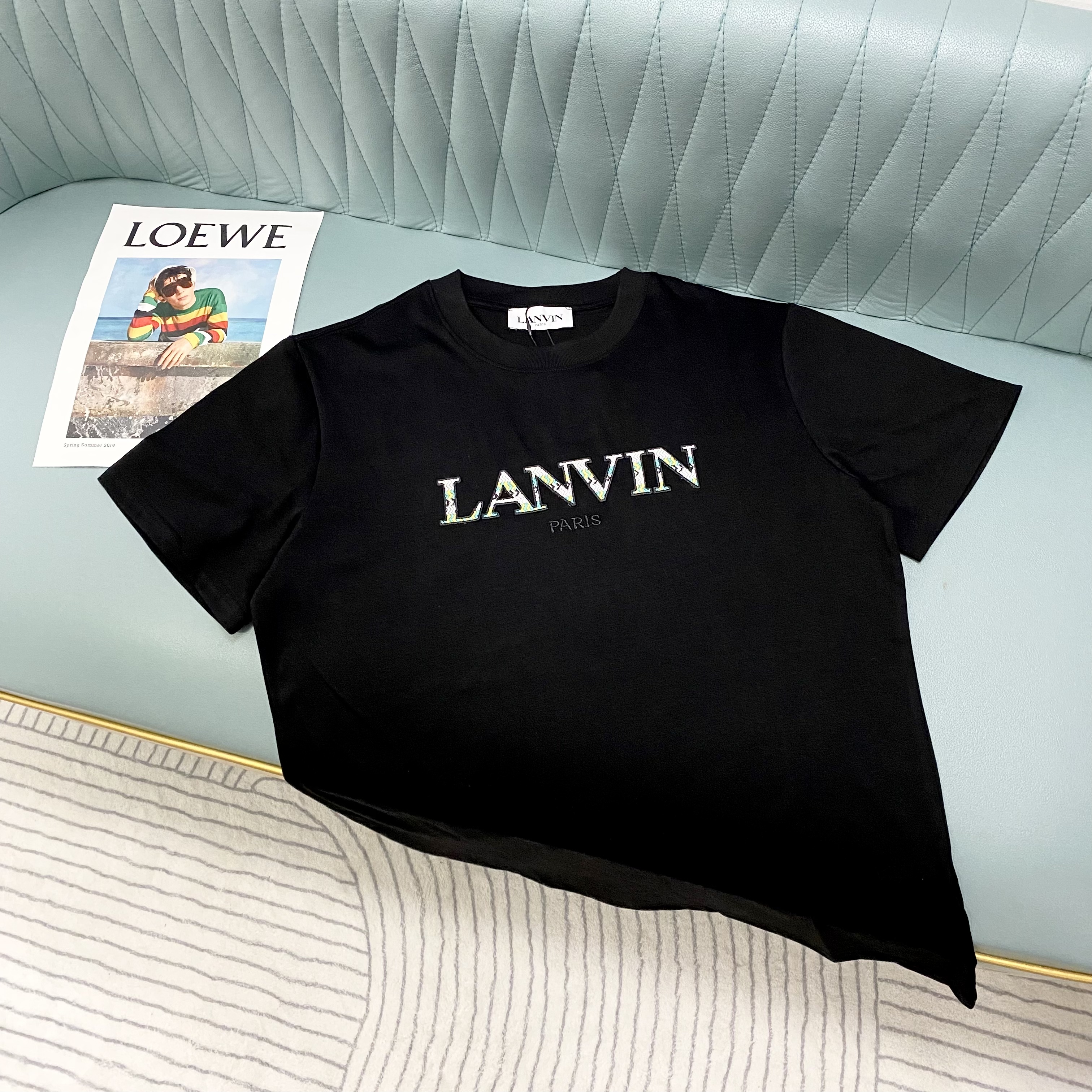 Mens Womens T shirt cotton lanvin hand painted Luxury Tops ink splash graffiti letters Summer loose shorts sleeve round neck hip hop tshirt df6
Mens Womens T shirt cotton lanvin hand painted Luxury Tops ink splash graffiti letters Summer loose shorts sleeve round neck hip hop tshirt df6
