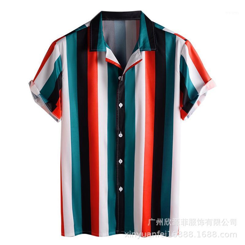 Men's Casual Shirts Style 2022 Summer Striped Shirt Short Sleeve Top 
Men's Casual Shirts Style 2022 Summer Striped Shirt Short Sleeve Top