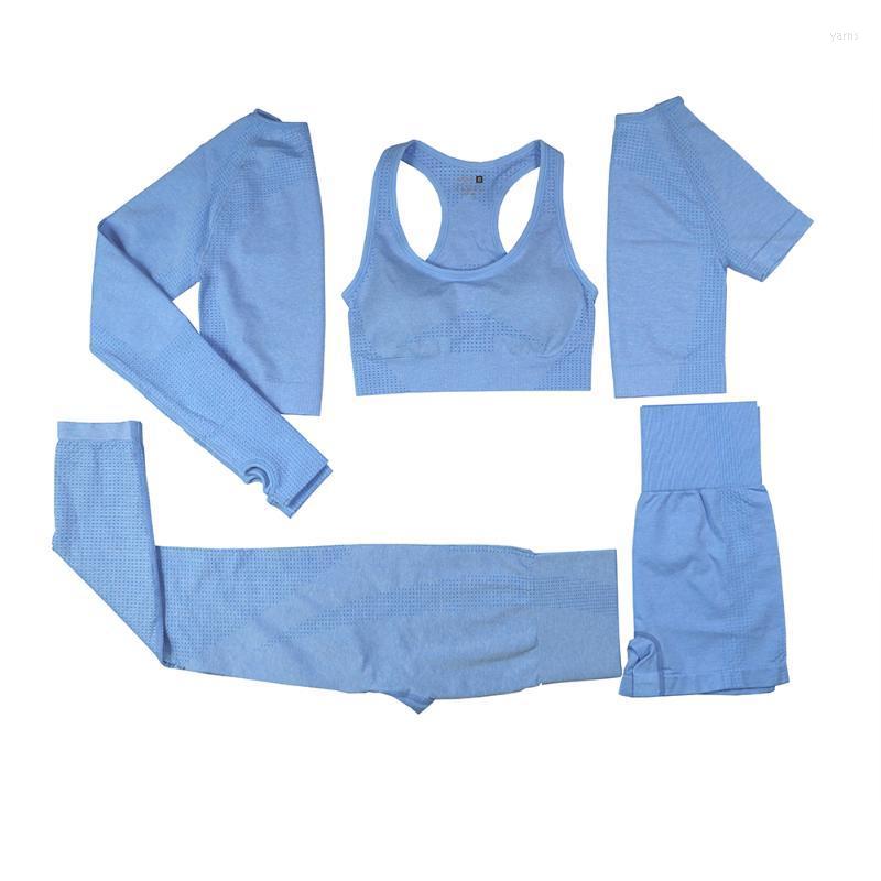 2/3/5PCS Seamless Women Sport Set Workout Sportswear Gym Clothing Fitness High Waist Leggings Long Sleeve Crop Top Sports Suits Women' Trac, Shorts set black
2/3/5PCS Seamless Women Sport Set Workout Sportswear Gym Clothing Fitness High Waist Leggings Long Sleeve Crop Top Sports Suits Women' Trac, Shorts set black