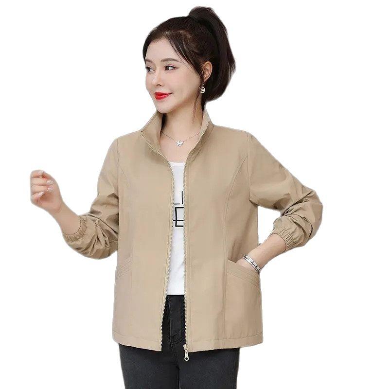 Women's Jackets Double Layer Women Windbreaker Coat 2022 Autumn Ladies Short Jacket Fashion Stand-up Collar Basic Tops And Lining Q55Women's, Black
Women's Jackets Double Layer Women Windbreaker Coat 2022 Autumn Ladies Short Jacket Fashion Stand-up Collar Basic Tops And Lining Q55Women's, Black