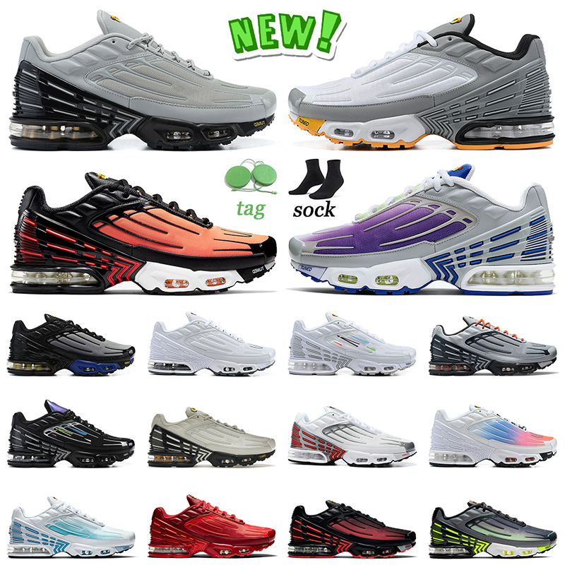 2022 Sports Tn Plus Tuned 3 Running Shoes Mens Women Sneakers Tiger Purple Grey Triple White Multi Bone Black Neon Laser Blue Crimson Red Outdoor Trainers Jogging 36-46, B19 39-45
2022 Sports Tn Plus Tuned 3 Running Shoes Mens Women Sneakers Tiger Purple Grey Triple White Multi Bone Black Neon Laser Blue Crimson Red Outdoor Trainers Jogging 36-46, B19 39-45