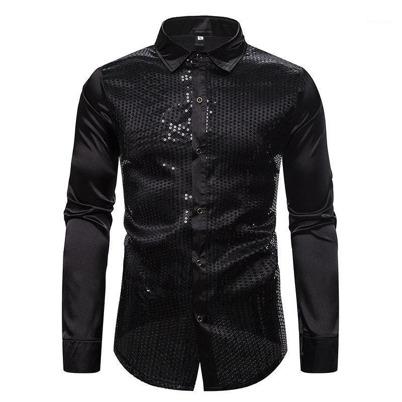 Black Sequin Shirt Men 2022 Brand Slim Fit Long Sleeve Dress Mens Disco Party Nightclub Prom Shirts Camisa Masculina XXL Men's Casual
Black Sequin Shirt Men 2022 Brand Slim Fit Long Sleeve Dress Mens Disco Party Nightclub Prom Shirts Camisa Masculina XXL Men's Casual