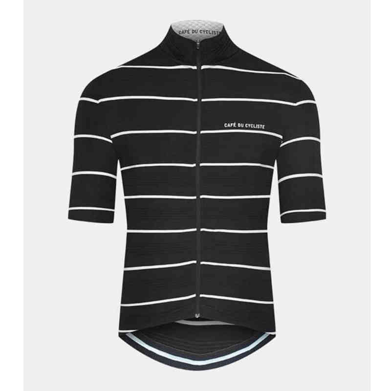 Cafe Du Cycliste Summer Men's Short Sleeve Cycling Jerseys Quick Dry Breathable Black/White Bike Clothing Ciclismo Maillot Tops T220729, Jersey 3
Cafe Du Cycliste Summer Men's Short Sleeve Cycling Jerseys Quick Dry Breathable Black/White Bike Clothing Ciclismo Maillot Tops T220729, Jersey 3