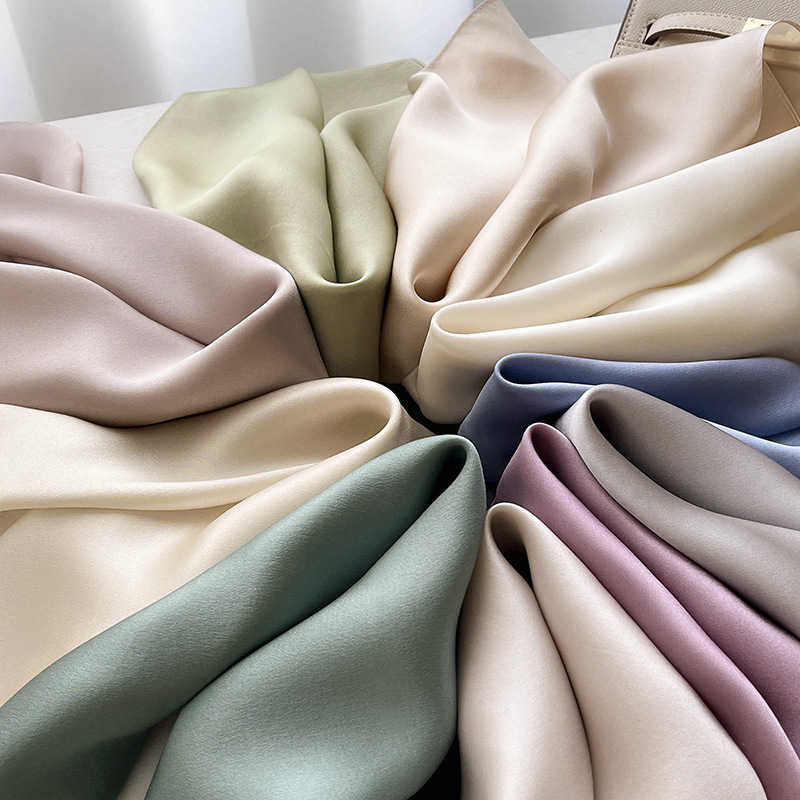 Spring and Autumn Thin Solid Color Curling Simple 53cm Kerchief Scarf Silk Mulberry Silk Headwear Decorative Bag for Women
Spring and Autumn Thin Solid Color Curling Simple 53cm Kerchief Scarf Silk Mulberry Silk Headwear Decorative Bag for Women