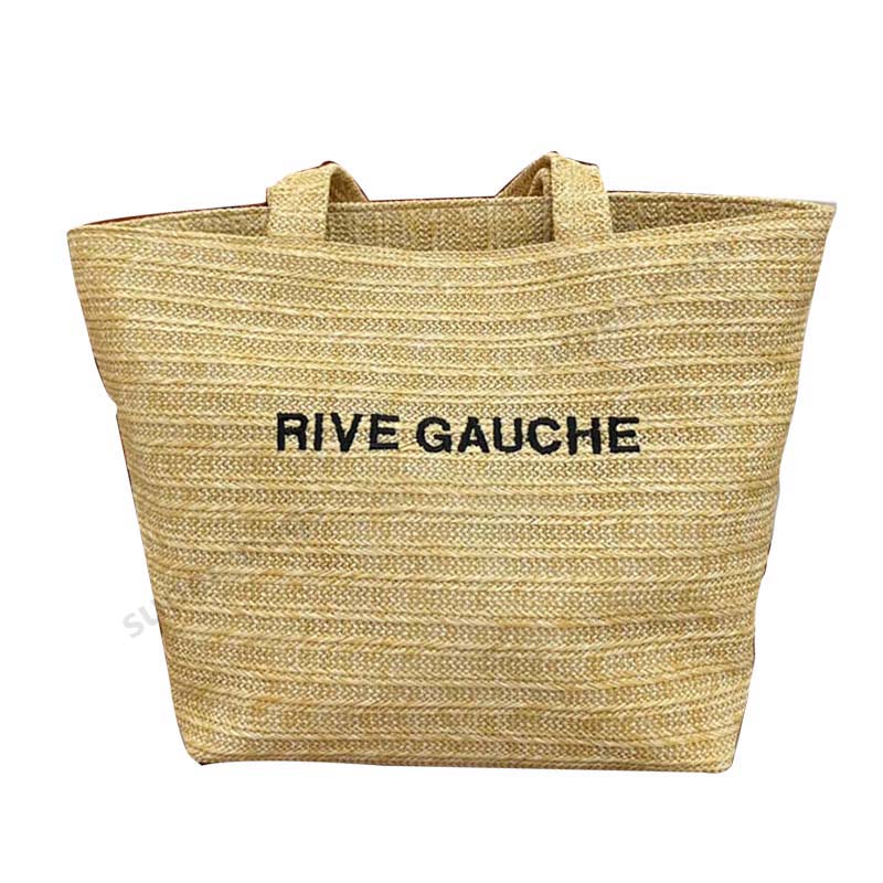 designer rrive gauche bags women saint laurent embroidered tote soft styling crochet pattern shoulder tone handle handbag 30cm, Colour 1 
designer rrive gauche bags women saint laurent embroidered tote soft styling crochet pattern shoulder tone handle handbag 30cm, Colour 1