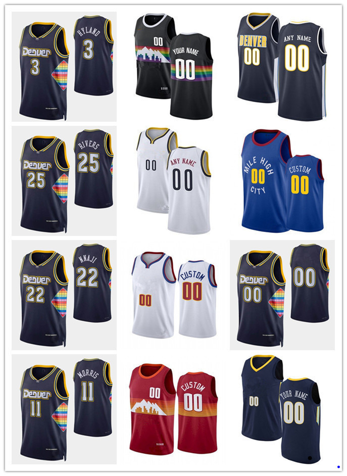 75th Custom Jersey Denver''Nuggets''Men Women Youth Allen''3''Iverson Petr 21 Cornelie Alex 2 English Dikembe 55 Mutombo Basketball Jerseys, Color
75th Custom Jersey Denver''Nuggets''Men Women Youth Allen''3''Iverson Petr 21 Cornelie Alex 2 English Dikembe 55 Mutombo Basketball Jerseys, Color
