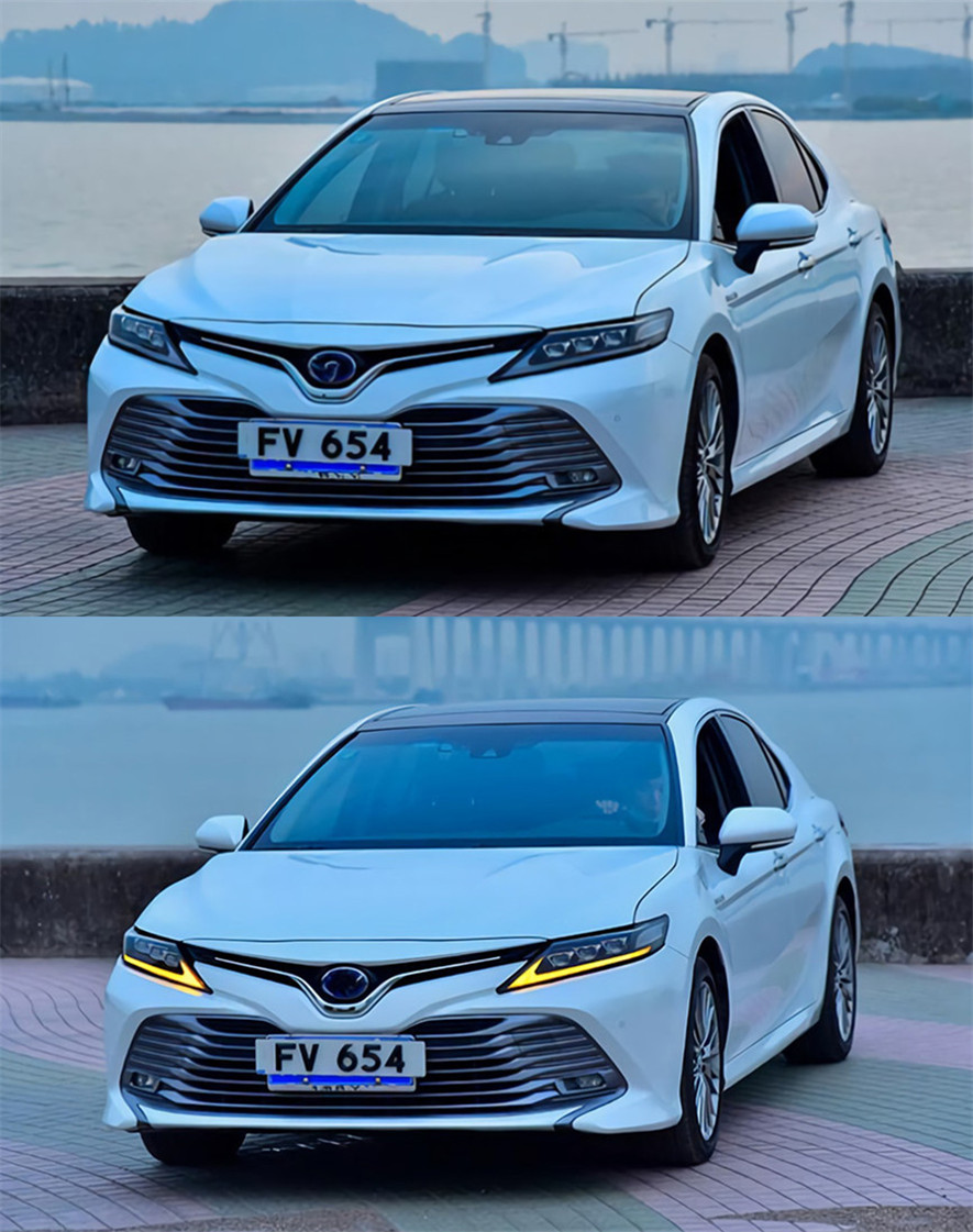 Automobiles Parts LED Headlights For Camry SE MK8 20 18-2022 Hybrid DRL Turn Signal Driving Light Daytime Headlamp