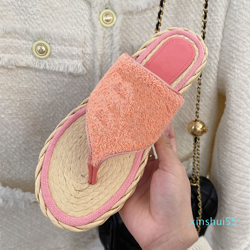 Fashion-White Women Shoes Designer Fisherman's Straw Slippers Luxury Fashion Towel Upper Sheepskin Pad Flats Flip Flops Hemp, White 1
Fashion-White Women Shoes Designer Fisherman's Straw Slippers Luxury Fashion Towel Upper Sheepskin Pad Flats Flip Flops Hemp, White 1