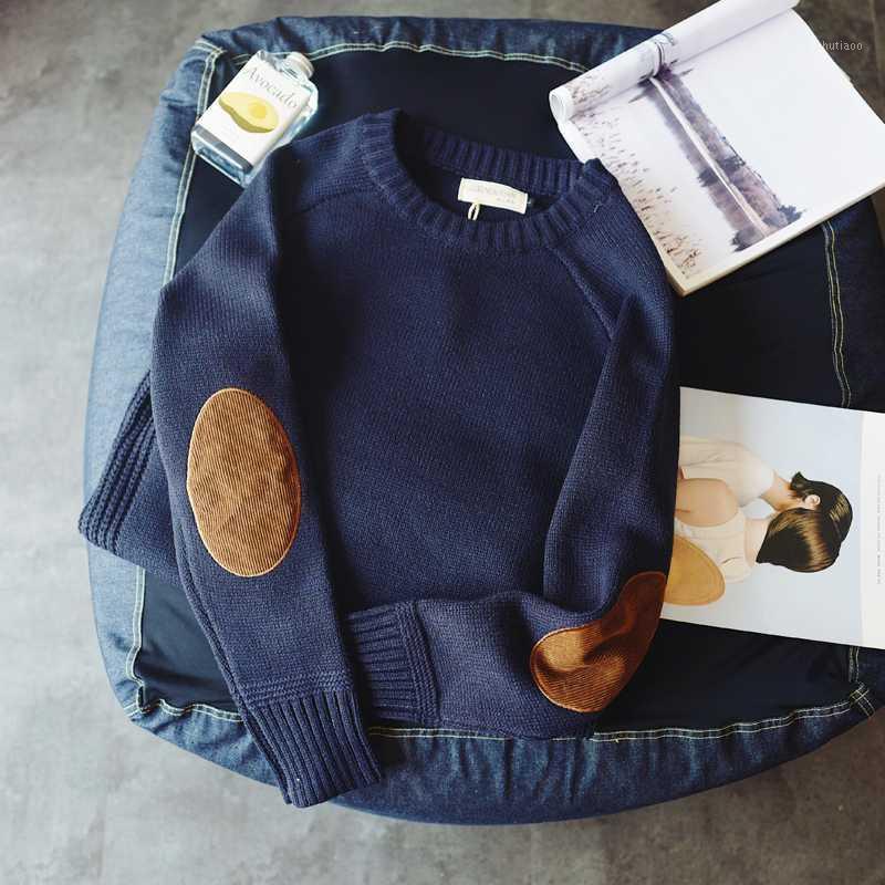 Pullover Men' College Style Patch Color Contrast And Thickened Round Neck Sweater Fashion, Khaki
Pullover Men' College Style Patch Color Contrast And Thickened Round Neck Sweater Fashion, Khaki