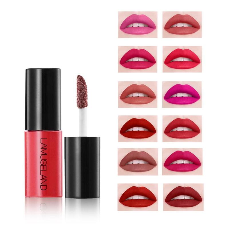 Lip Gloss 12 Colors Matte Lipstick Waterproof Long Lasting Non-stick Cup Non-fading Vivid Colorful Glaze Women Makeup Tool
Lip Gloss 12 Colors Matte Lipstick Waterproof Long Lasting Non-stick Cup Non-fading Vivid Colorful Glaze Women Makeup Tool