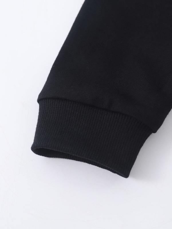 Toddler Boys Basketball & Letter Graphic Sweatshirt SHE