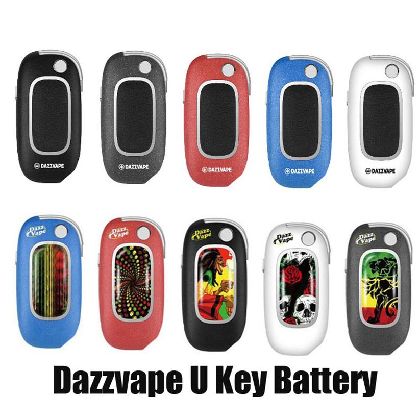 Authentic Dazzvape U-Key Box Battery 400mAh Preheat Variable Voltage Cartridge Flip Style Mod Pen for 510 Thread Tanks Vape Carts 296A
Authentic Dazzvape U-Key Box Battery 400mAh Preheat Variable Voltage Cartridge Flip Style Mod Pen for 510 Thread Tanks Vape Carts 296A