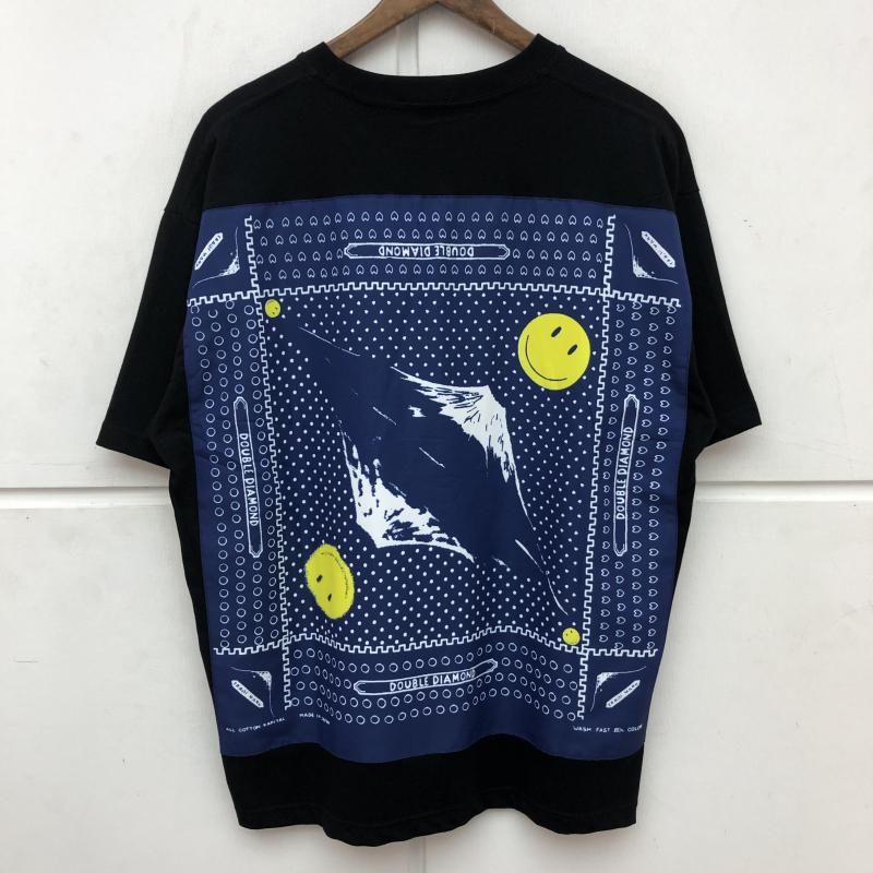 Men's T-Shirts High Quality KAPITAL T-shirt Men Women Back Double Diamond Graphic MAN Tee Tops Slightly Oversize