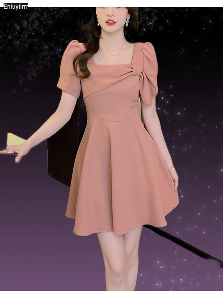 Casual Dresses Bow Tie 2022 Design Fashion French Summer Cute Sweet Girls A Line Mini Pink DressCasual
Casual Dresses Bow Tie 2022 Design Fashion French Summer Cute Sweet Girls A Line Mini Pink DressCasual