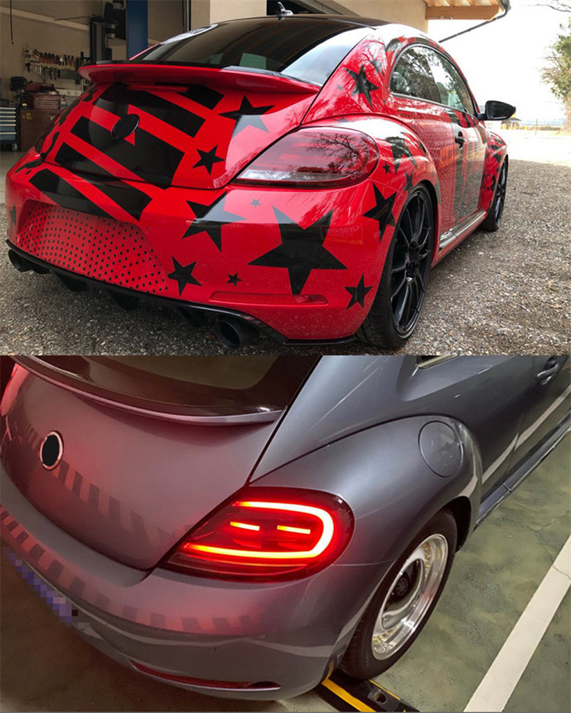 For VW Beetle LED Tail Light 2013-2021 Car Rear DRL Taillight Assembly Brake Lights Rear Turn Signal Reversing Lamp
