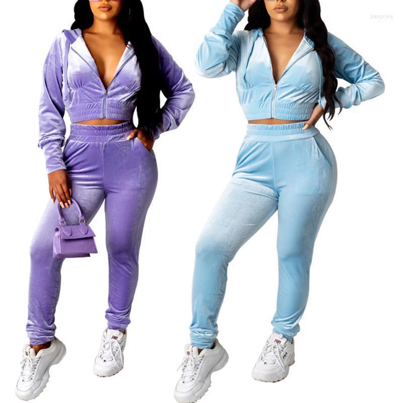 Women' Tracksuits Women Casual 2-piece Outfits Long Sleeve Zipper Hooded Sweatshirt Short Top Coat High Waist Pants Set Sport Female Slim, Blue
Women' Tracksuits Women Casual 2-piece Outfits Long Sleeve Zipper Hooded Sweatshirt Short Top Coat High Waist Pants Set Sport Female Slim, Blue